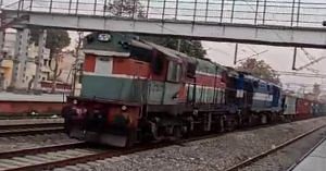Freight train runs 80 kilometers